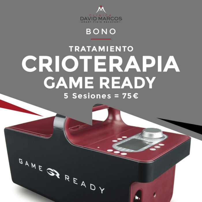 Bono 5 sesiones - Tratamiento crioterapia Game Ready